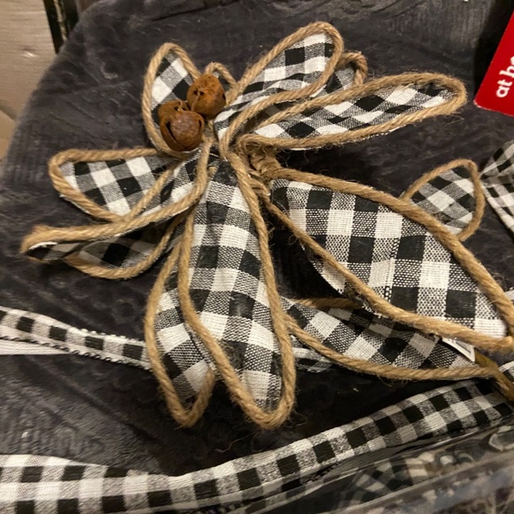 Black & White Checkered Christmas Tree Ornaments - Picture 2 of 6
